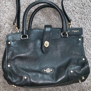 Crossbody or handle coach purse with dust bag